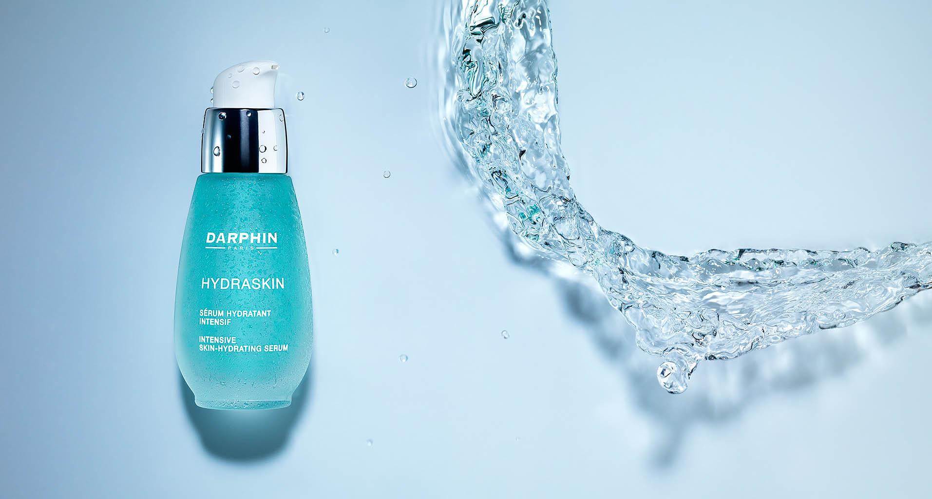 Cosmetics Photography of Darphin serum bottle by Packshot Factory