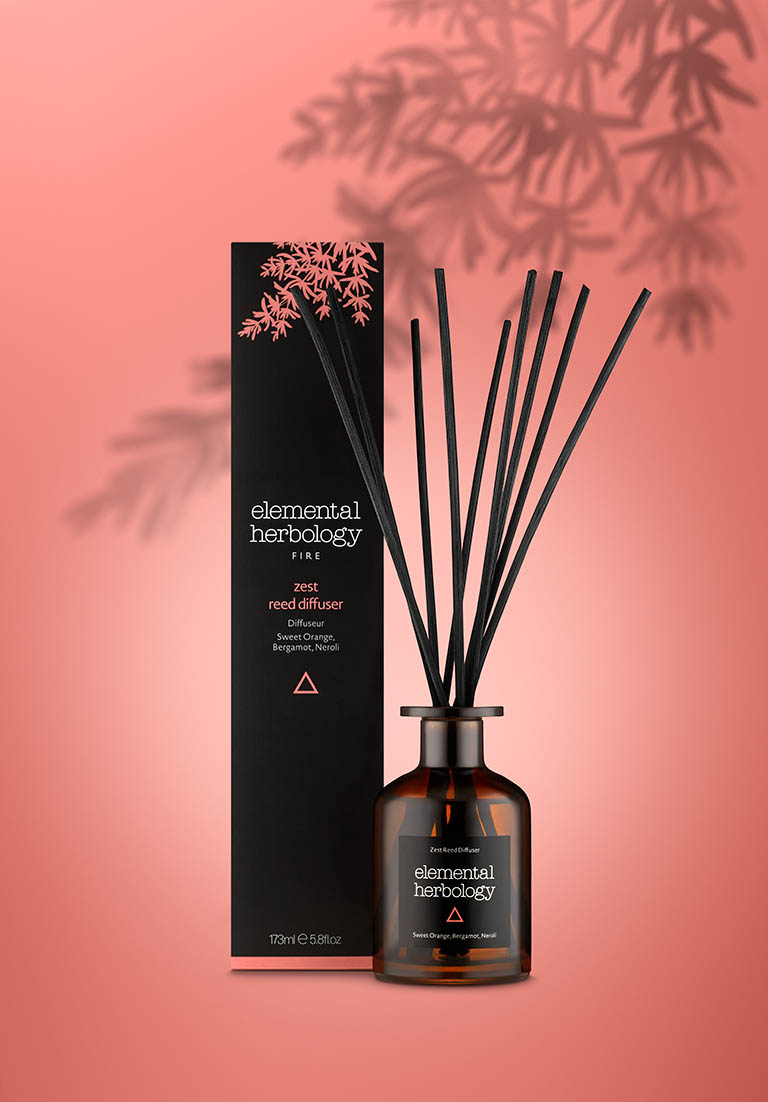 Cosmetics Photography of Elemental Herbology diffuser by Packshot Factory