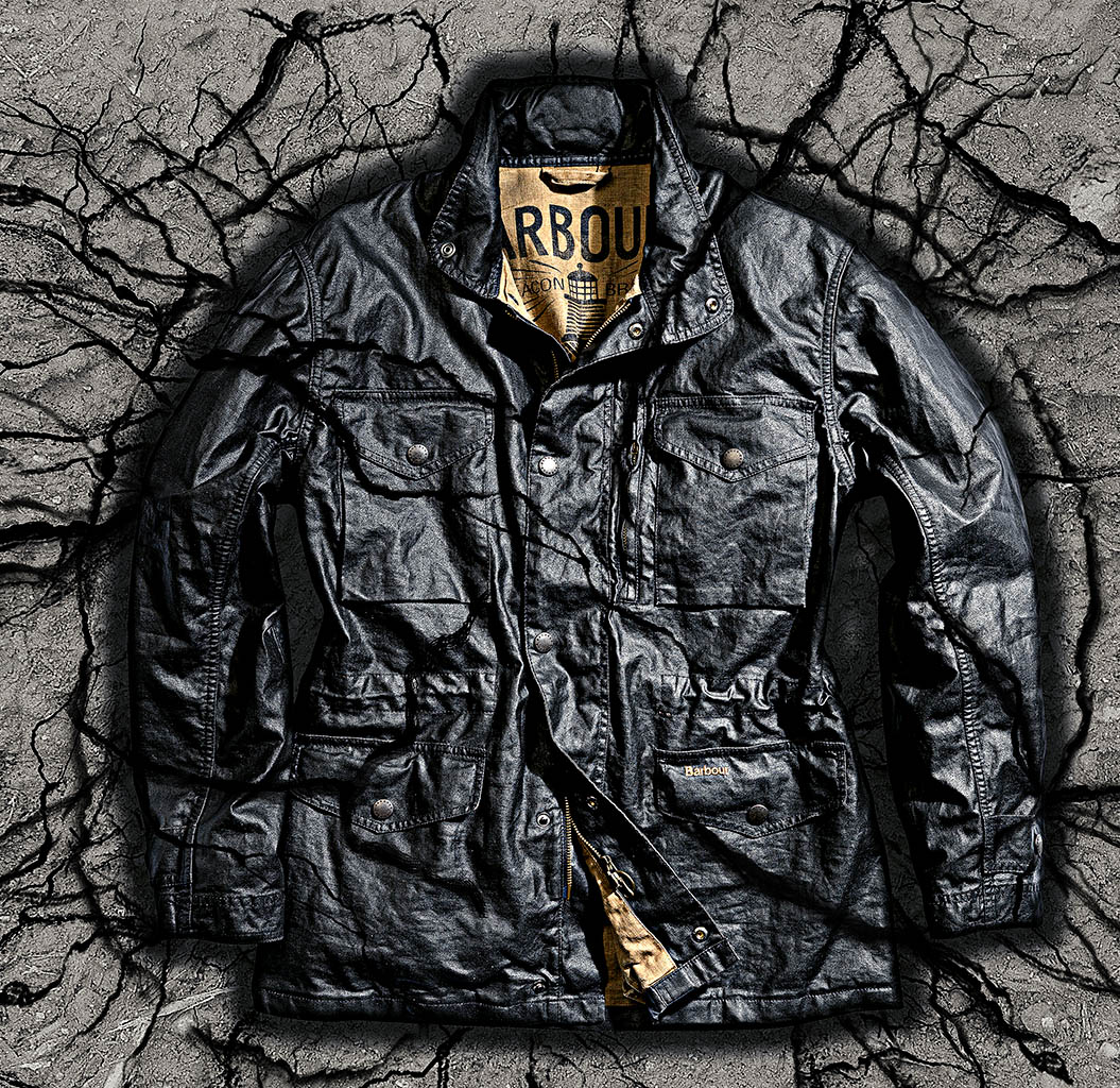 Fashion Photography of Barbour men's jacket by Packshot Factory