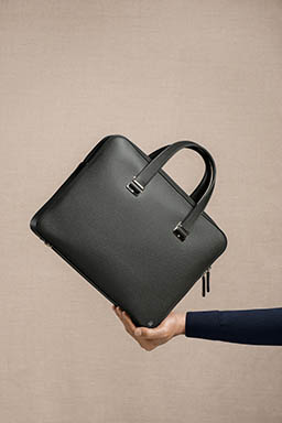 Model Explorer of Alfred Dunhill leather briefcase