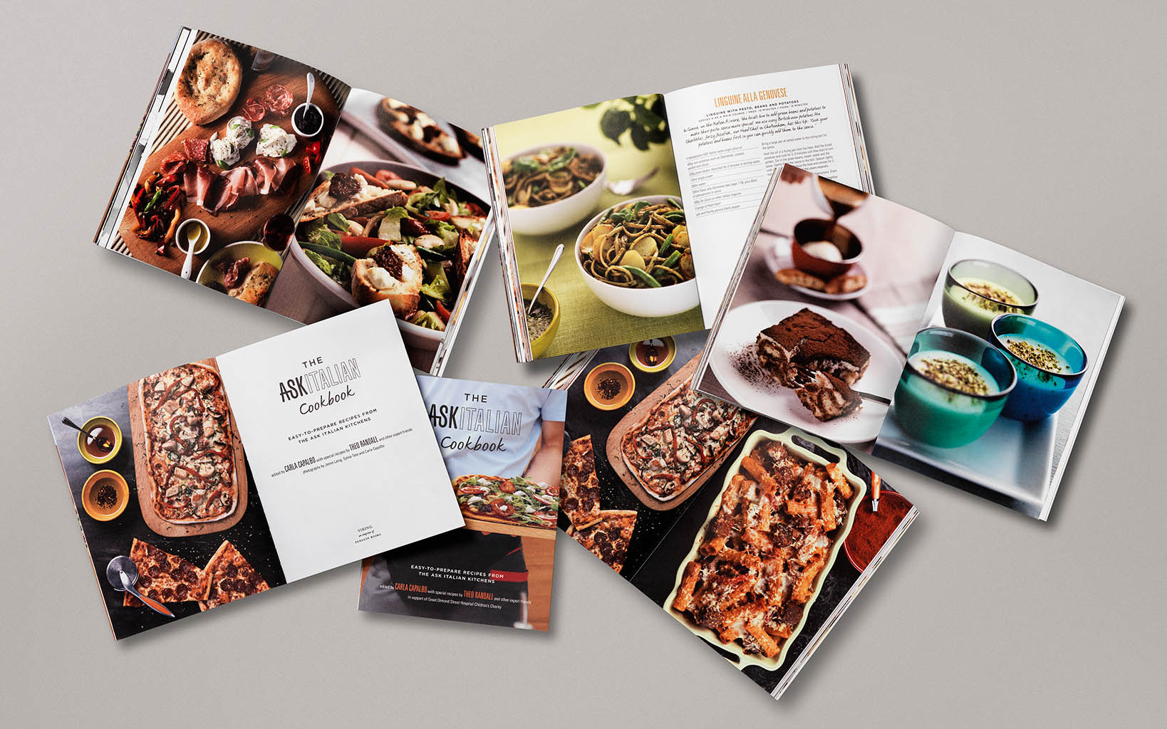 Artwork Photography of Ask Italian cook books by Packshot Factory