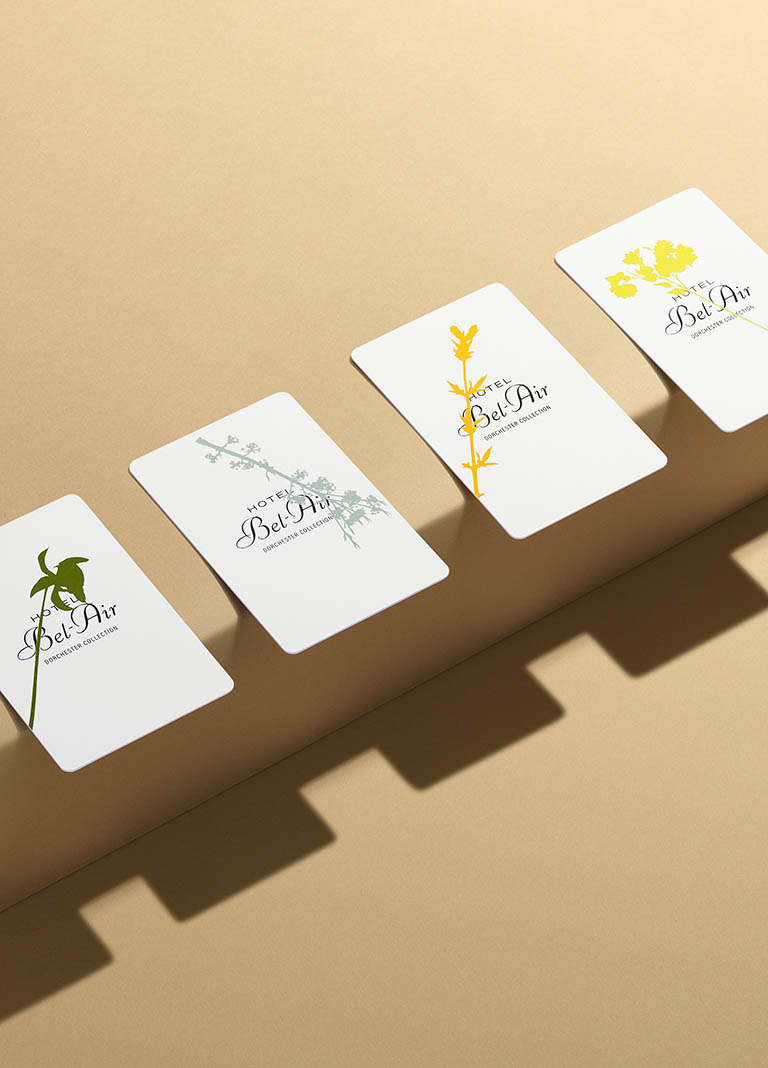 Artwork Photography of Hotel Bel-Air Hospitality Collateral by Packshot Factory