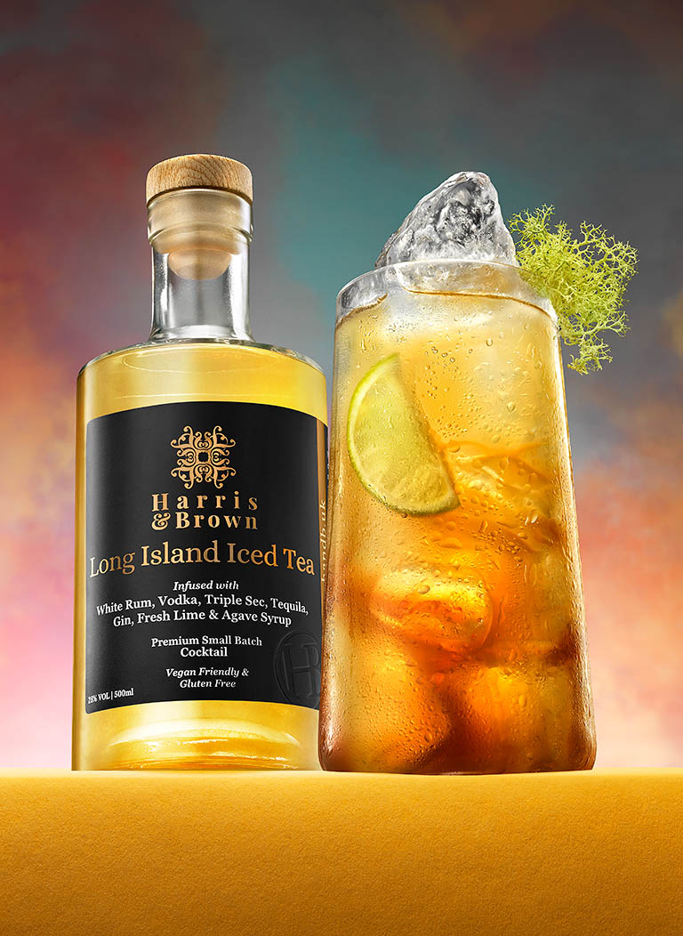 Packshot Factory - Bottle - Harris & Brown Long Island Iced Tea Bottle and Serve