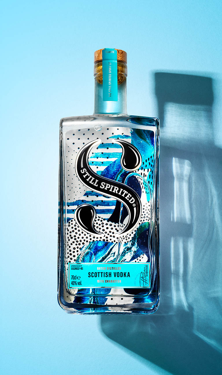 Packshot Factory - Bottle - Still Spirited Scottish Vodka