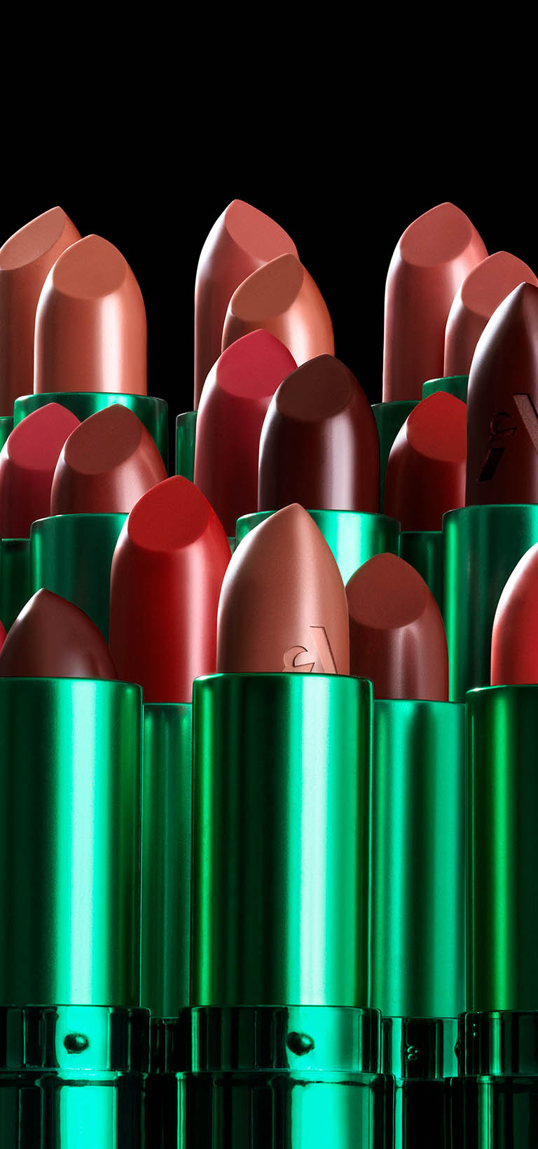 Cosmetics Photography of Asteri Lipsticks by Packshot Factory