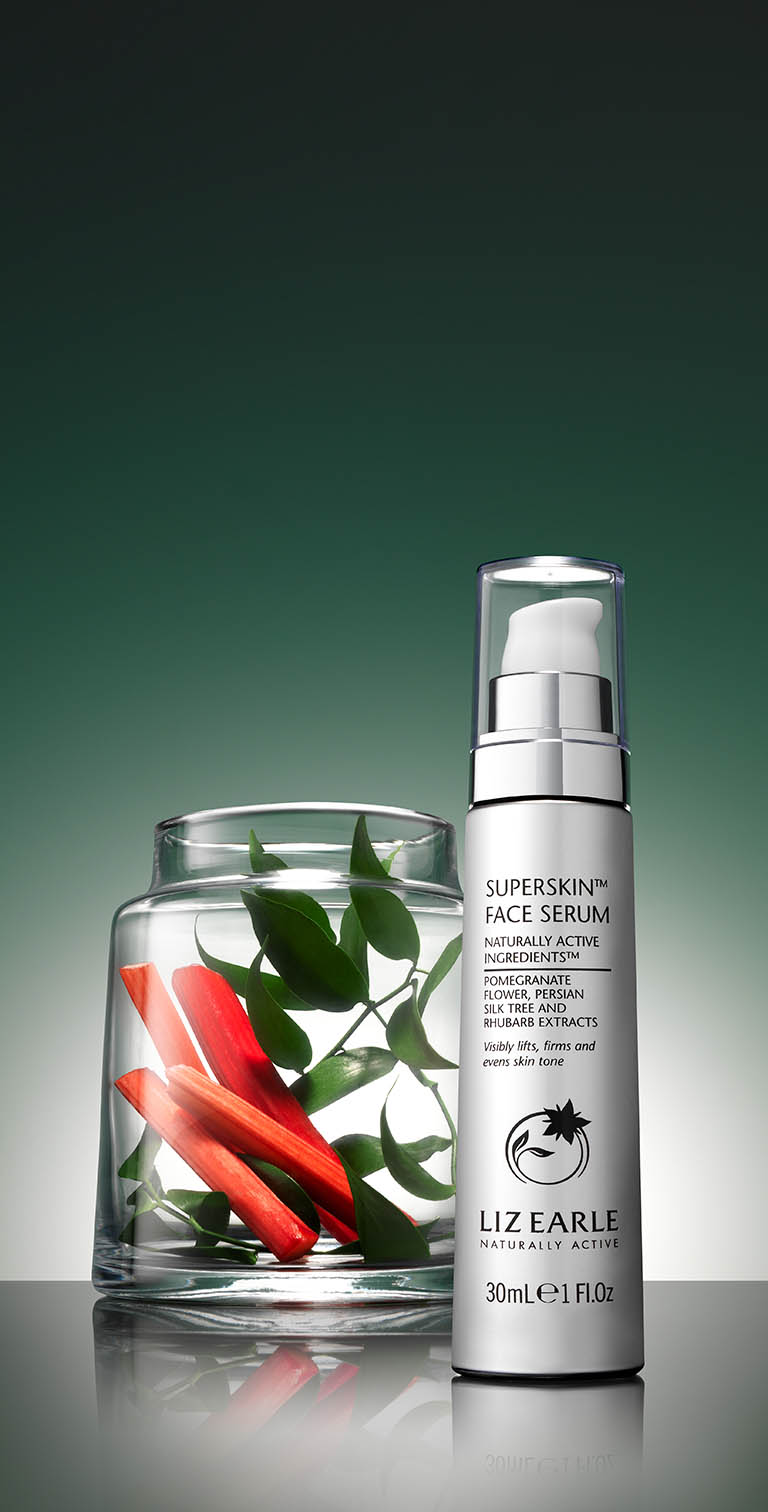 Cosmetics Photography of Liz Earle Superskin by Packshot Factory