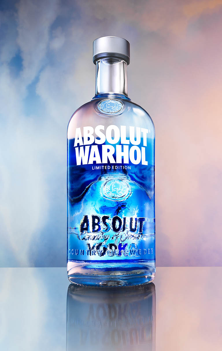 Drinks Photography of Absolut Warhol by Packshot Factory