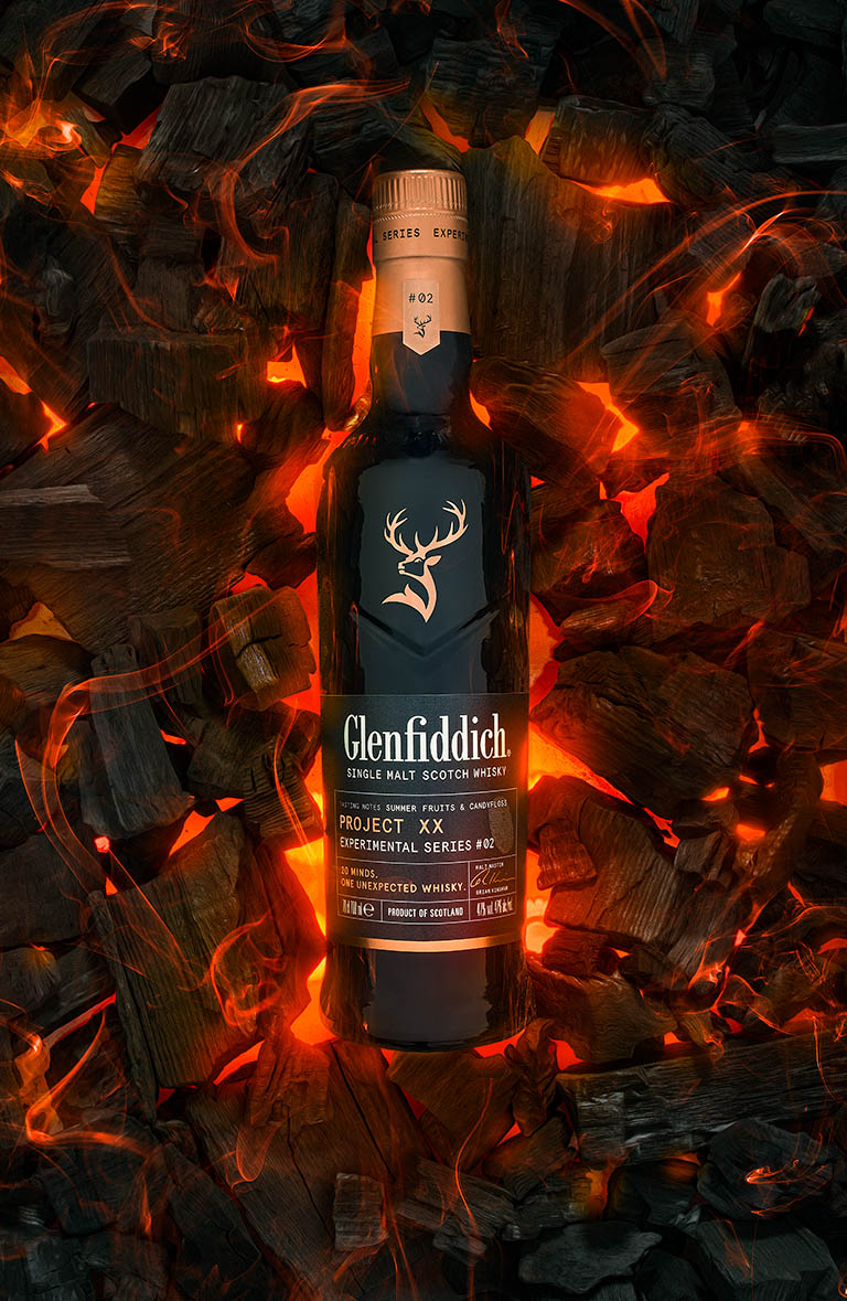 Drinks Photography of Glenfiddich Project XX by Packshot Factory