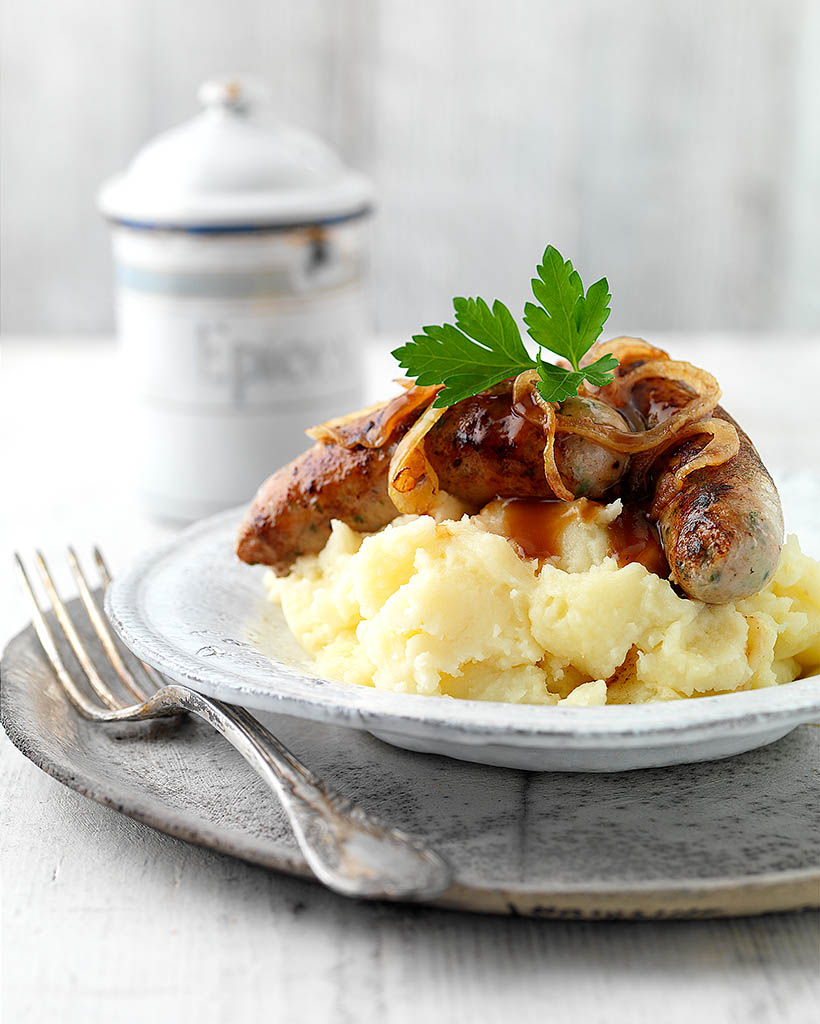 Packshot Factory - Meal - Bangers and mash