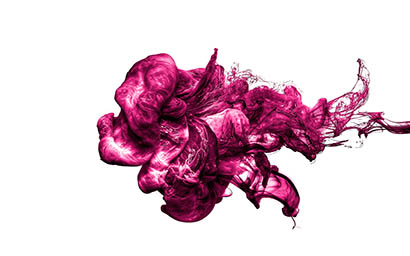 Liquid / Smoke Photography of Pink and white ink explosion