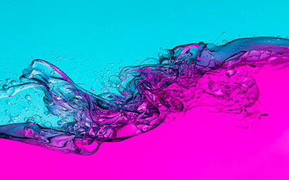 Liquid / Smoke Photography of Listerine splash