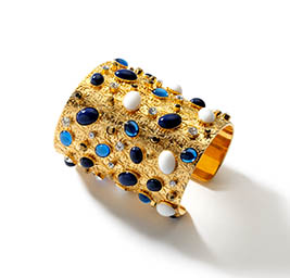 Bracelet Explorer of Cuff bracelet with stones