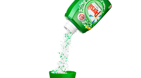 Still life product Photography of Persil washing detergent