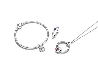 Necklace Explorer of Pandora jewellery bracelet ring and necklace set
