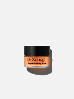 Advertising Still life product Photography of Dr Sebagh skin care exfoliating mask