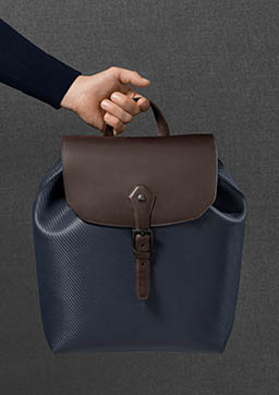 Luggage Explorer of Alfred Dunhill leather backpack