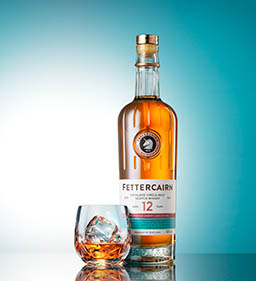 Coloured background Explorer of Fettercairn Sotch Whisky