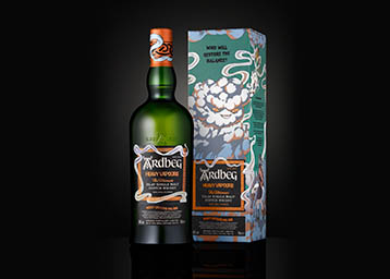 Drinks Photography of Ardbeg Heavy Vapours Whisky