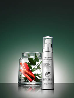 Cosmetics Photography of Liz Earle Superskin