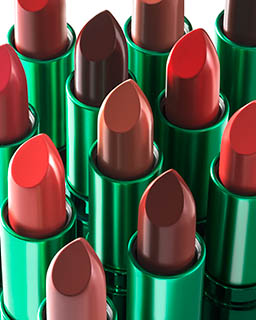 Cosmetics Photography of Aster Lipsticks