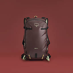 Still life product Photography of Osprey Backpack