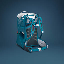 Still life product Photography of Osprey Backpack