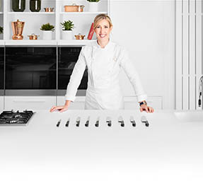 Still life product Photography of Clare Smyth Knifewear