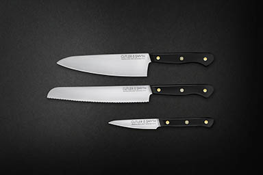 Still life product Photography of Cutler & Smyth Knifewear