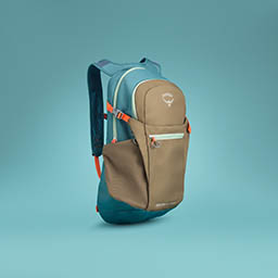 Still life product Photography of Osprey Backpack