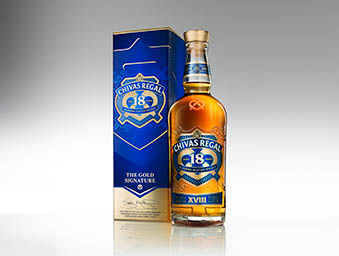 Advertising Still life product Photography of Chivas Regal 18