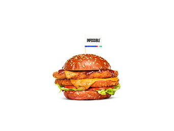 Food Photography of Impossible Burger 