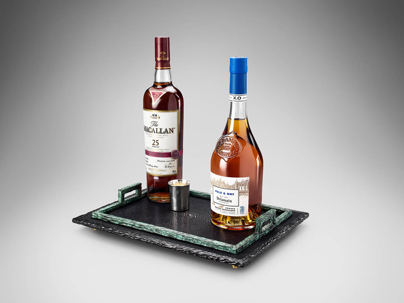 Still Life Product Photography of Drinks tray by Packshot Factory