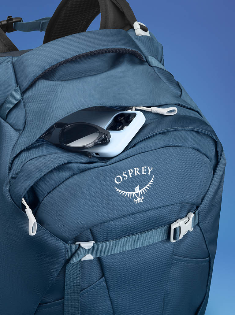 Still Life Product Photography of Osprey Backpack by Packshot Factory