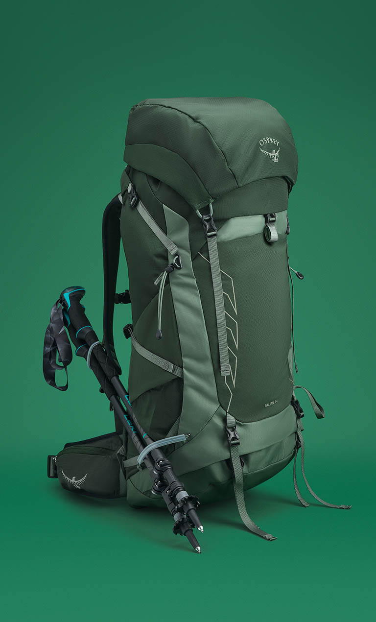 Still Life Product Photography of Osprey Backpack by Packshot Factory