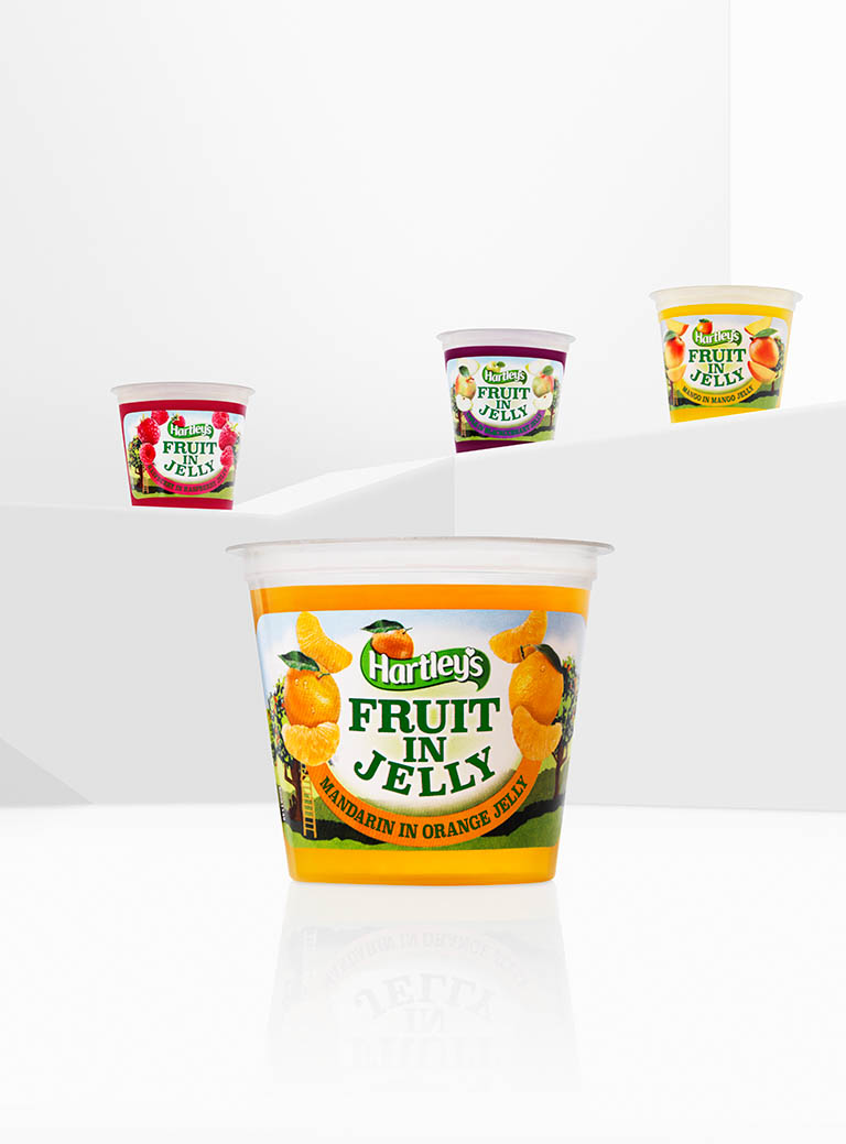 Packshot Factory - Packaging - Hartley's fruit in jelly