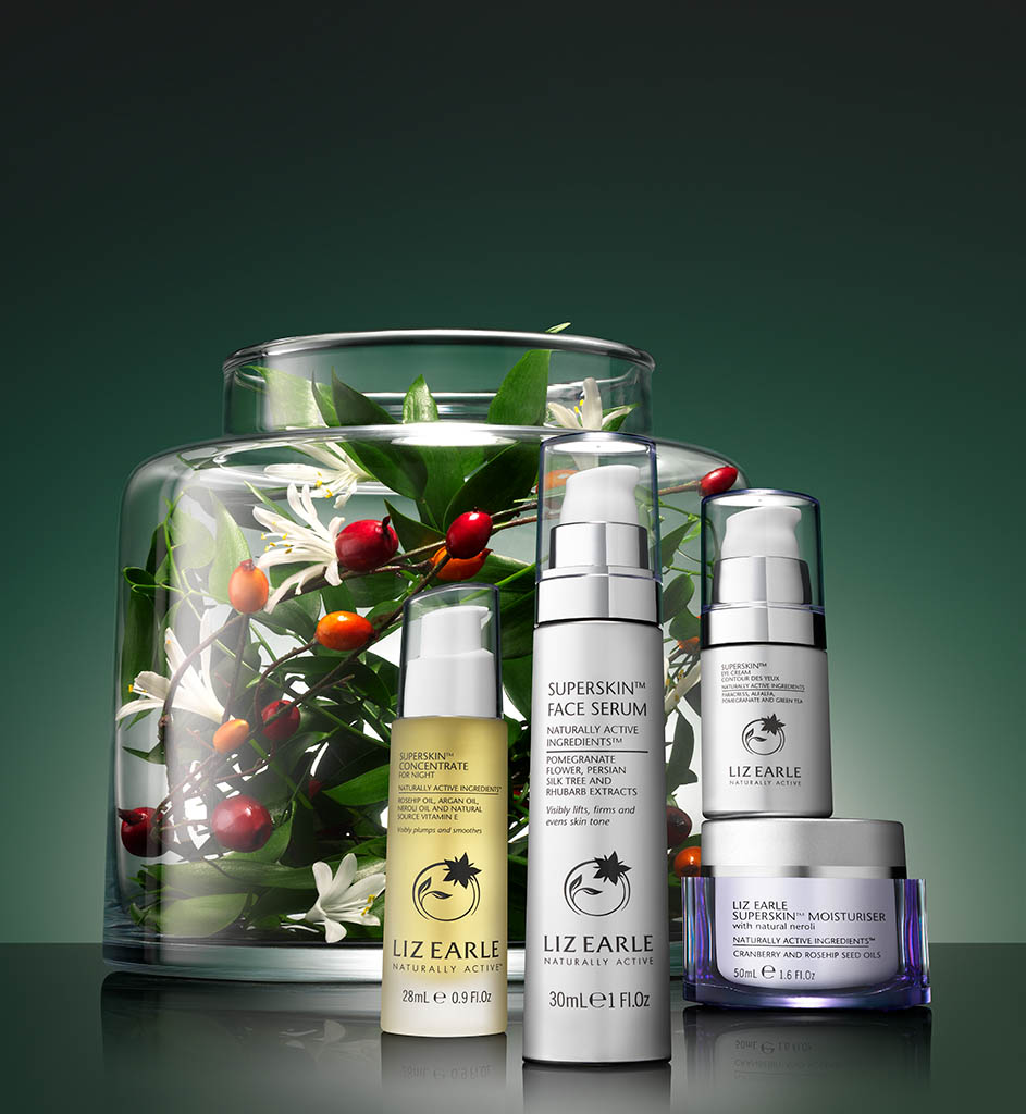 Advertising Still Life Product Photography of Liz Earle Superskin by Packshot Factory